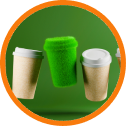 Coffee Cups with Matching Lids
